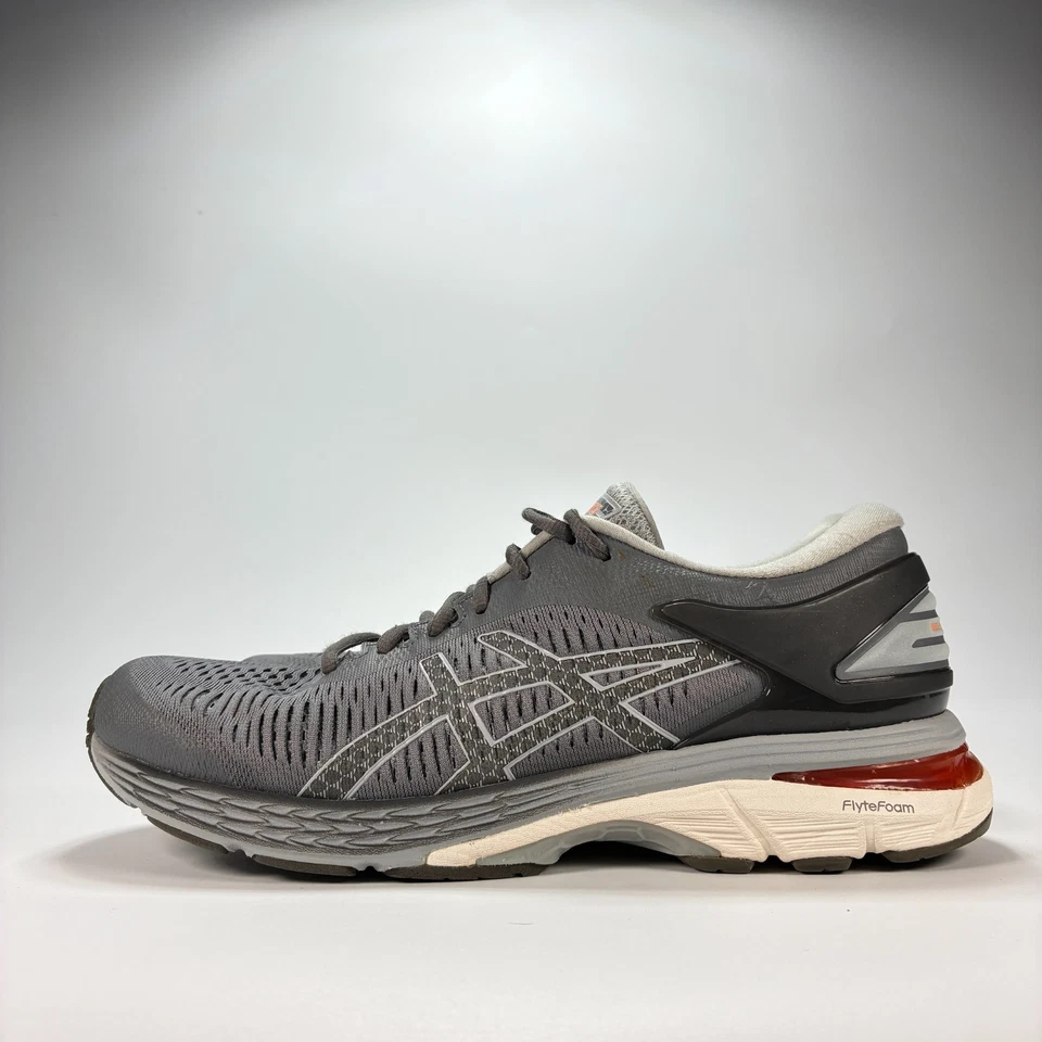 Zapatos para correr ASICS Gel-Kayano 25 gris medio ligeros con cordones para mujer talla 9,5 Foto 4 de 4