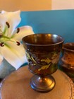 SO! GORGEOUS!! 1800s ANTIQUE ENGLISH COPPER LUSTERWARE footed tumbler -goblet❗️ — photo 3