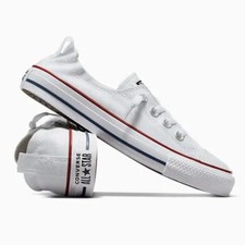Converse Womens Chuck Taylor Sz. 6 All Star Low Top Shoreline Slip White 537084F