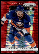 2013-14 Panini Prizm Prizms Red Pulsar Lubomir Visnovsky New York Islanders #58