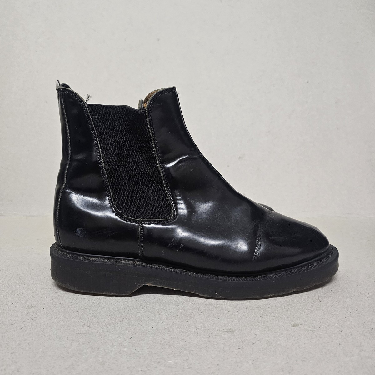 SOLOVAIR X TOAST WOMEN'S LEATHER CHELSEA BOOTS BLACK SIZE UK5 EU38