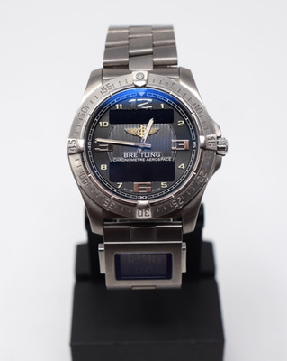 Breitling Chronometre Aerospace Titanium with Co-Pilot Module Black Dial E79362