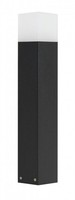 Outdoor Stehleuchte Schwarz 58Cm IP44 Eckig Blendarm Awerne AußEnlampe Garten