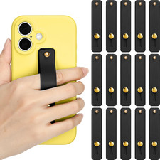 15 Pieces Phone Grip Strap Telescopic Finger Loop Finger Strap Holder Silicone S