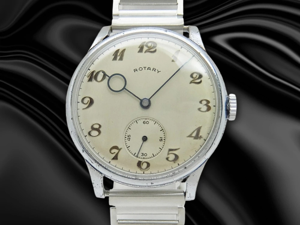 ROTARY Vintage 1940s Hand-Winding Watch Cal.750 Small Seconds