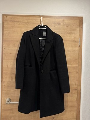 Damen Mantel Jacke Schwarz Primark Gr. S 36 Top Zustand