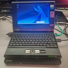 Toshiba Libretto U105 Awesome Condition  U100  With Dock And Power Supply