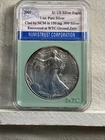 2001 NTC American Silver Eagle Recovered at WTC Ground Zero. 1 Oz .999 Silver