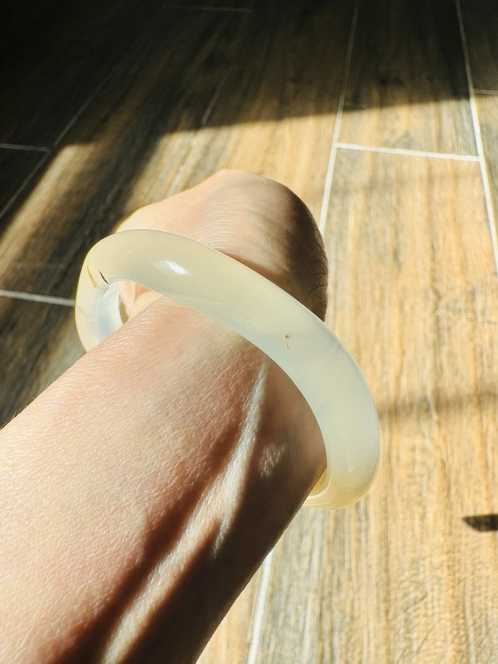 Браслет из натурального волнистого агата 53 мм - Изображение 3 из 4