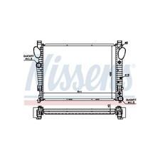 Radiateur Mercedes CLASSE SL