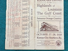 1928 Kansas City Southern Railroad Flying Crow Gulf Coast Satsuma Orange Country — photo 3