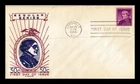 DR JIM STAMPS US COVER SUSAN B ANTHONY 50C FDC C GEORGE THERMOGRAPHED CACHET
