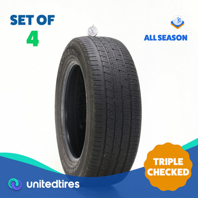 Set of (4) Used 235/60R18 Continental CrossContact LX Sport AO