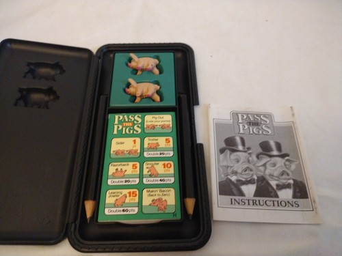 MB Spiele / Winning Moves 1998 - Pass the Pigs Spiel plus extra Scorpads Vintage - Bild 4 von 7
