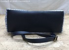 Tommy Hilfiger Blue White Monogram Canvas Leather Satchel Crossbody Bag — photo 6
