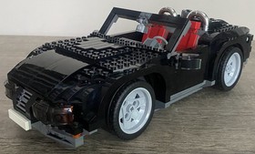 Lego 4896 Roaring Roadster Creator 3in1 Black Car 100% Complete Set 2006 no Box