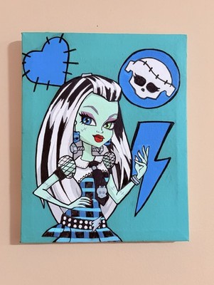 Monster High Frankie Acrylic Painting
