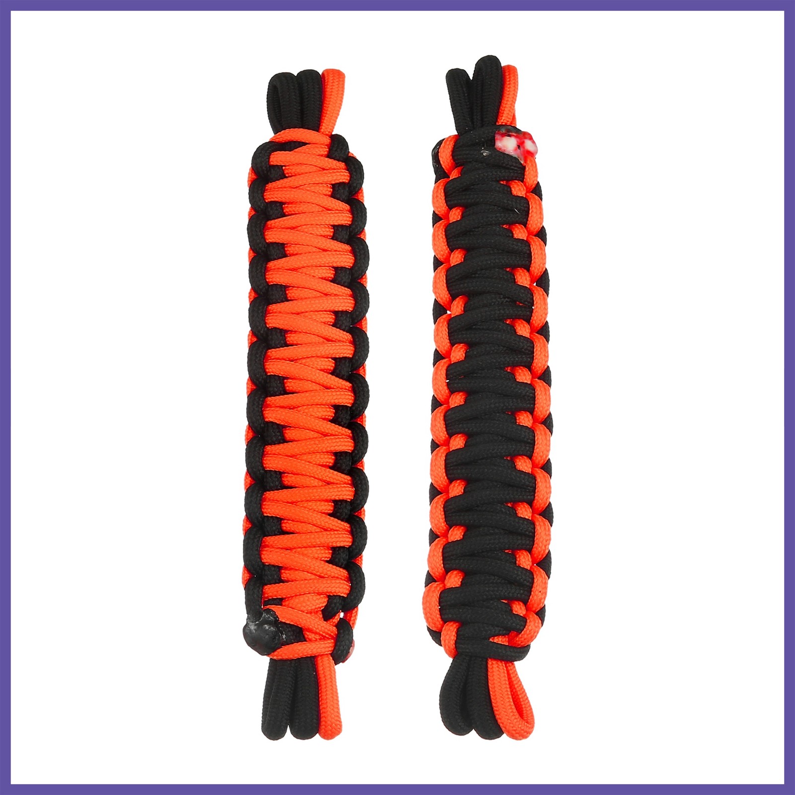 2 Pcs Nylon Door Limiting Check Strap for Wrangler TJ JL 87-21 Black &Orange New