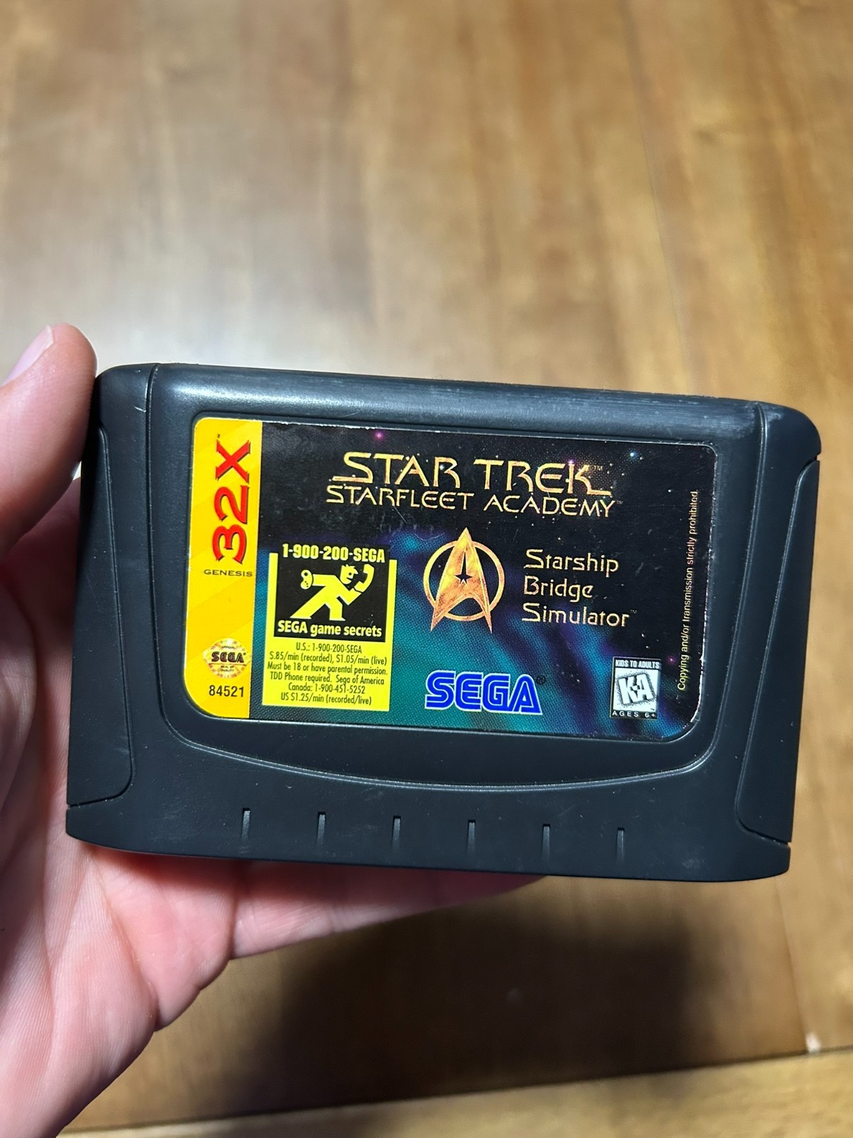 Star Trek Starfleet Academy Starship Bridge Simulator (Sega 32X, 1995) Cart Only