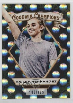 2025 Upper Deck Goodwin Champions Yellow Circles /199 Hailey Hernandez #66 11q3
