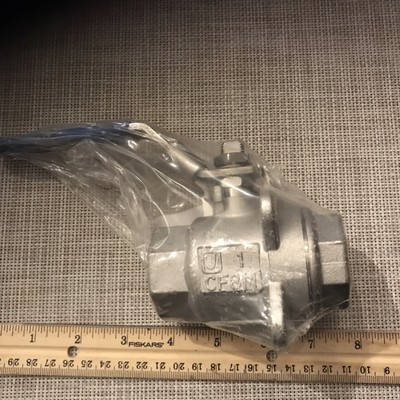 #ad JAMESBURY CF8M 1” Stainless Ball Valve High Pressure LA61C $89.99