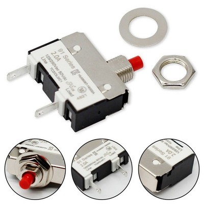 Push Button Circuit Breaker with Reliable Overload Protection for Various Uses