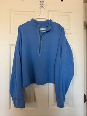 NWT Free People Celeste Quarter Zip - size L