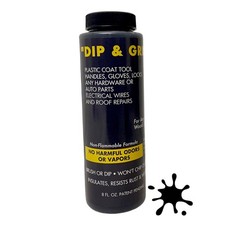 Dip and Grip Rubberized Plastic Coating Black  8 fl. oz