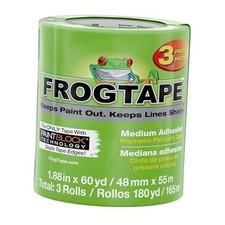 Multi-Surface Painters Tape with PAINTBLOCK, 2 Inch 3 Rolls, 1.88  x 60 Yds