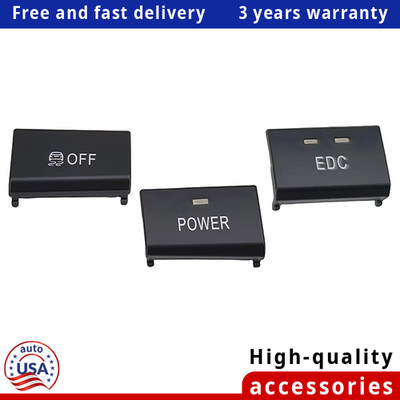 3Pcs Center Console Switch Button Caps Fit For BMW E90 E92 E93 M3 61317841136 US