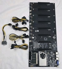 Btc T37 8 Gpu Bitcoin Mining Motherboard With Wires