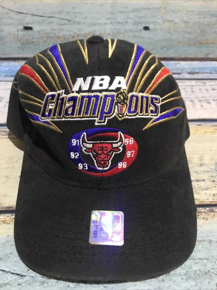 1998 NBA Finals Champions Chicago Bulls Collector Hat