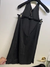 TOBI SEXY HALTER WORK CLUB PARTY TUNIC BLACK DRESS M