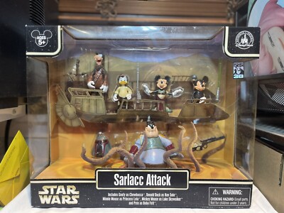 STAR WARS ディズニー フィギュア5セット Disney Star Wars Sarlacc Attack 5 pc Action Figure Set NEW Mickey