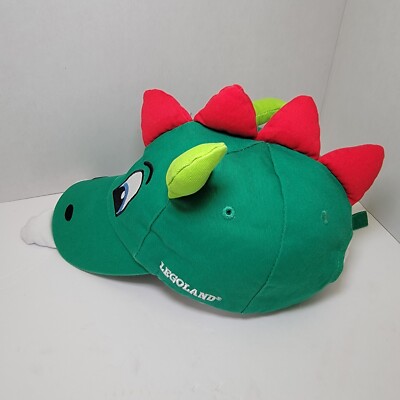 Rare Legoland Retired Ollie The Dragon Adjustable Hat Spike Horn Green Youth