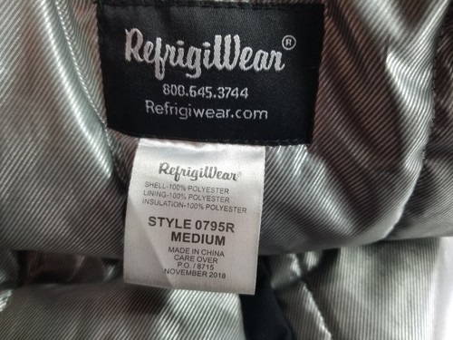 Mono con tirantes Refrigiwear Extreme Softshell 60°F 0795R negro talla mediana ver foto - Imagen 11 de 11