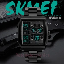 Tactical Men's Digital Army Military Quartz Analog Chronograph Waterproof Watch