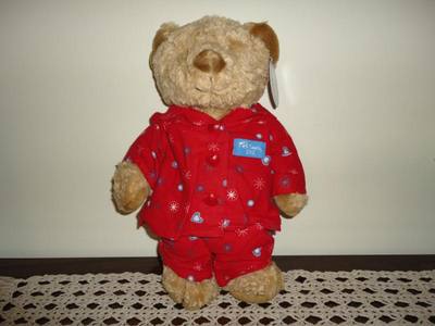 La Senza 2002 FRANZ Bear Canada Annual Christmas Teddy 15 Inch