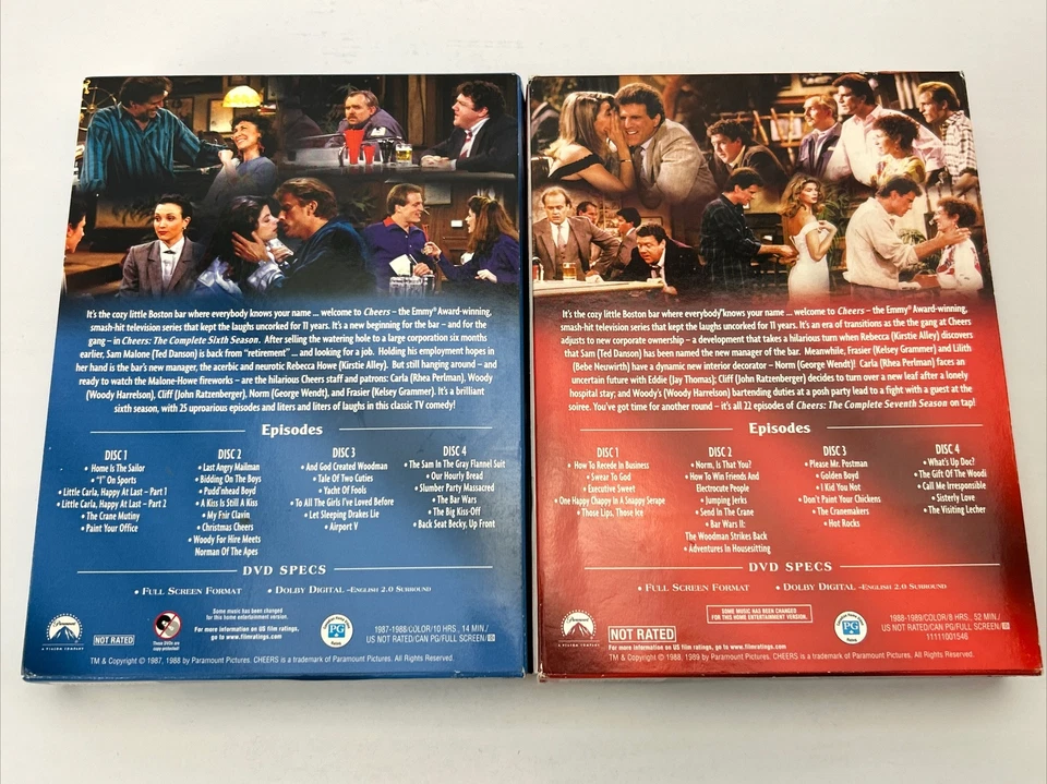 Cheers The Complete Seasons 6 & 7 DVD 8 Disc Set - Image 2 of 4