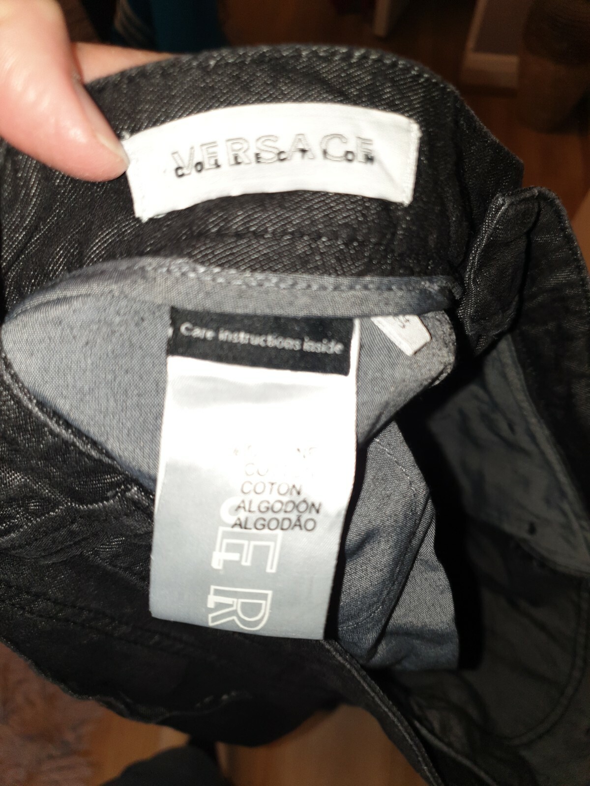 SUPERB  MENS DESIGNER VERSACE 100% COTTON JEANS UK 34W 30L RRP £165.00 thumbnail 5