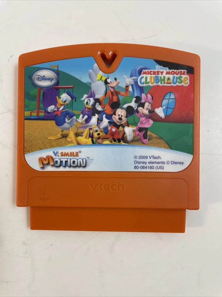 Vtech V.Smile V-Motion Learning System Games 2- Mickey Mouse & Tinker Bell (3) - Image 4 of 4