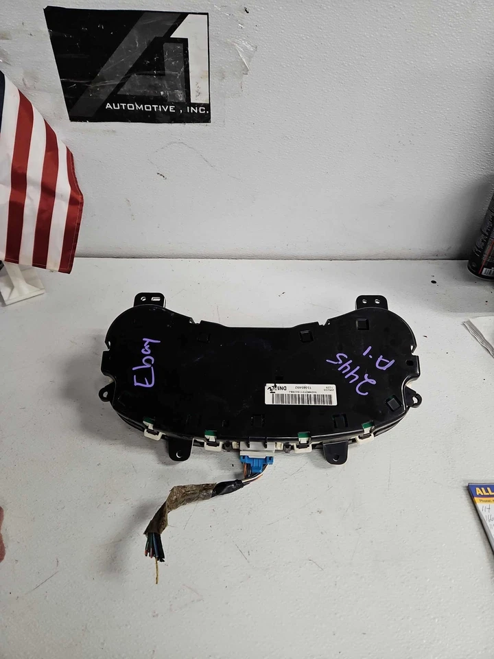 Cuadro de instrumentos velocímetro Trailblazer 2002-2004 con información del conductor Foto 3 de 4