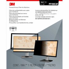 3M gerahmter Sichtschutzfilter f&uuml;r 19" Standard Monitor - PF190C4F