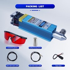 Cabezal láser 40W 450nm con asistencia de aire para máquina de grabado de corte láser CNC HÁGALO USTED MISMO