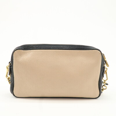 Auth MIU MIU Leather MADRAS BICOLORE Shoulder Bag Crossbody Auth MIU MIU Leather MADRAS BICOLORE Shoulder Bag Crossbody