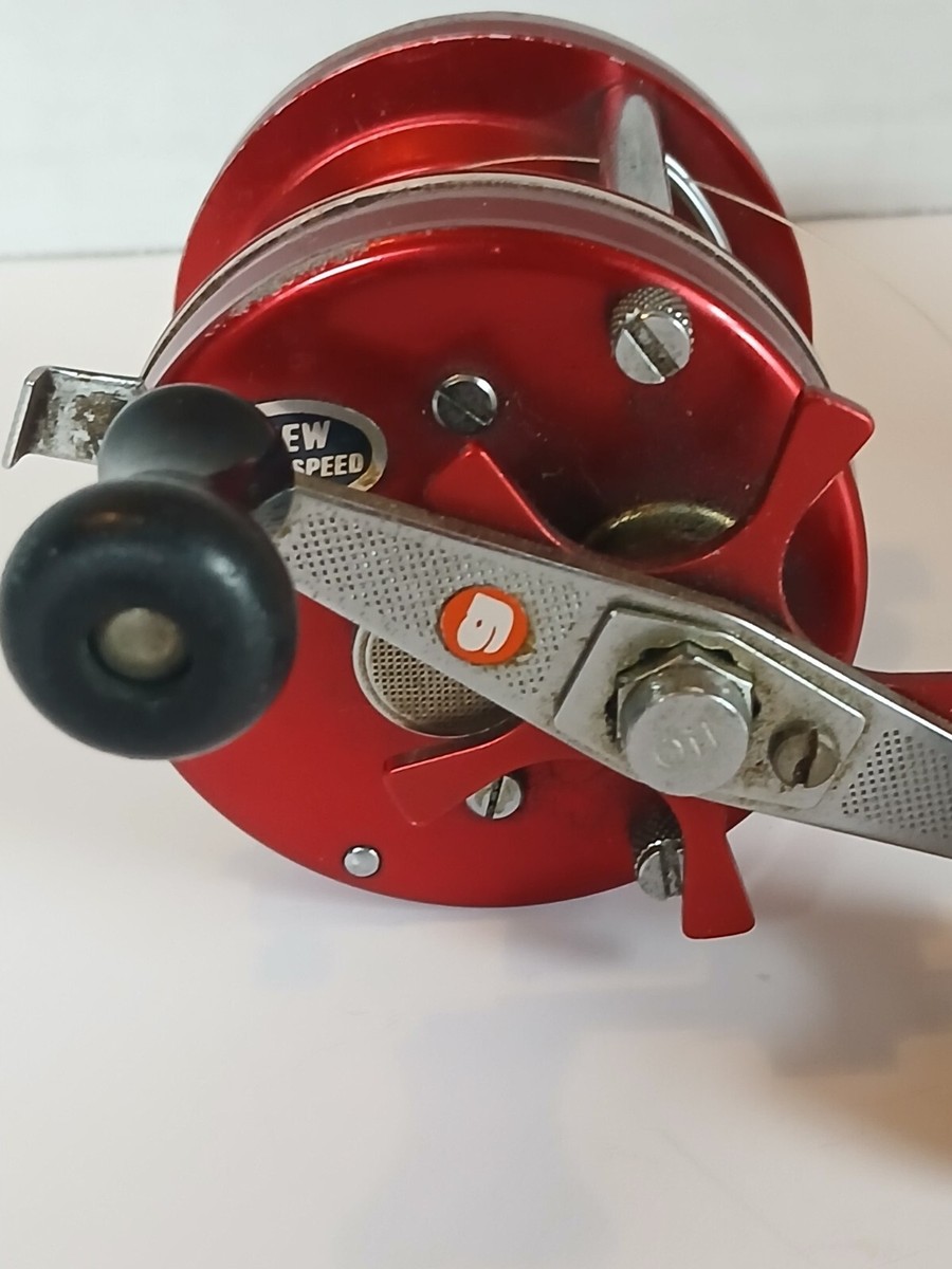 Old Abu Ambassadeur 5500 Red Fishing Reel Garcia Sweden | eBay