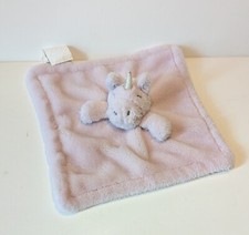 SL Home Fashions Blush Pink Unicorn Plush Lovey Security Blanket Dusty Rose Gold