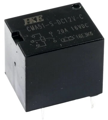 MULTICOMP MCCMA51-S-DC12V-C RELAY, SPDT, 12VDC, 20A (1 piece)