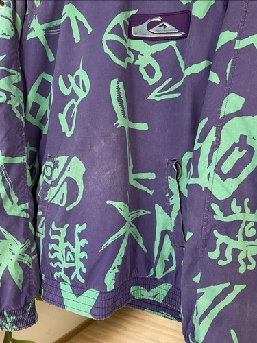 QuikSilver vintage Y2k rare anorak jacket L - Picture 8 of 9