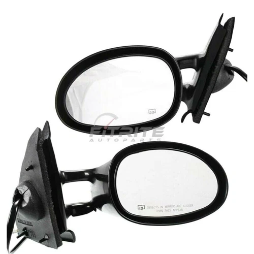 Left & Right Side Power Mirror Non-Folding Heated Fits Chrysler Cirrus 1995-2000